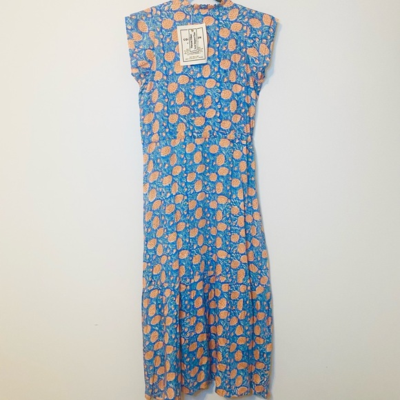 Emerson Fry India Collection Vibrant Floral Maxi Dress NWT - Picture 8 of 10